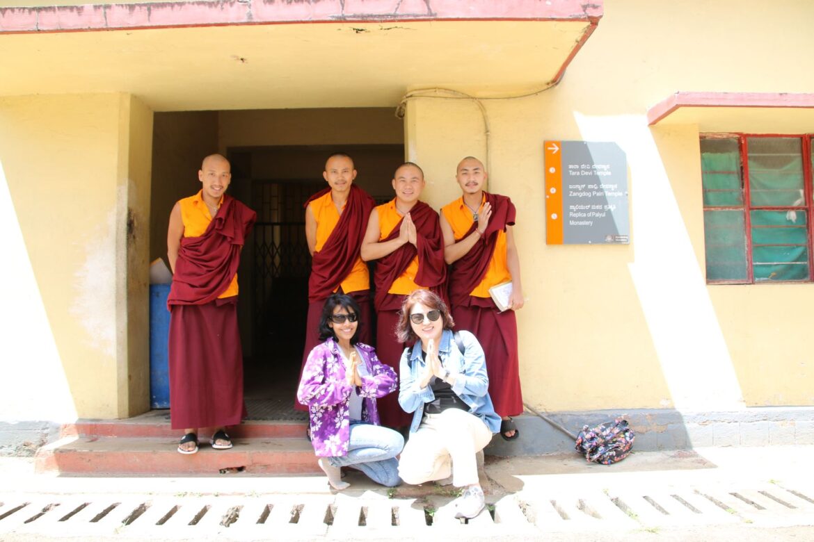 Namaste from Namdroling monastry